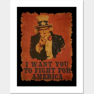 Vintage Uncle Sam Posters and Art